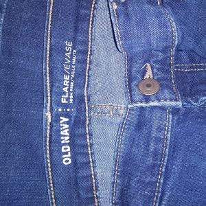 Old navy high rise flare jeans